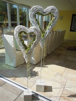 luftballons herzen silber